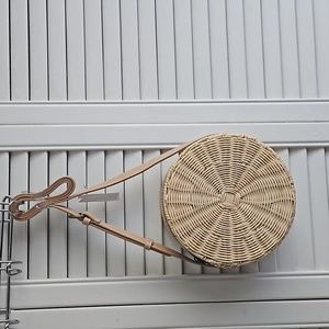 Basket Woven Crossbody Bag